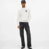 Sweatshirt met monogram patch