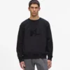 Sweatshirt met paillettenmonogram