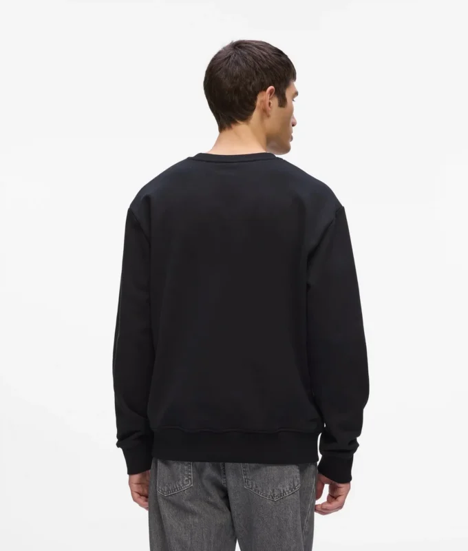 Sweatshirt met paillettenmonogram