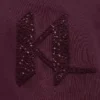 Sweatshirt met paillettenmonogram