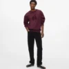 Sweatshirt met paillettenmonogram