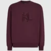 Sweatshirt met paillettenmonogram