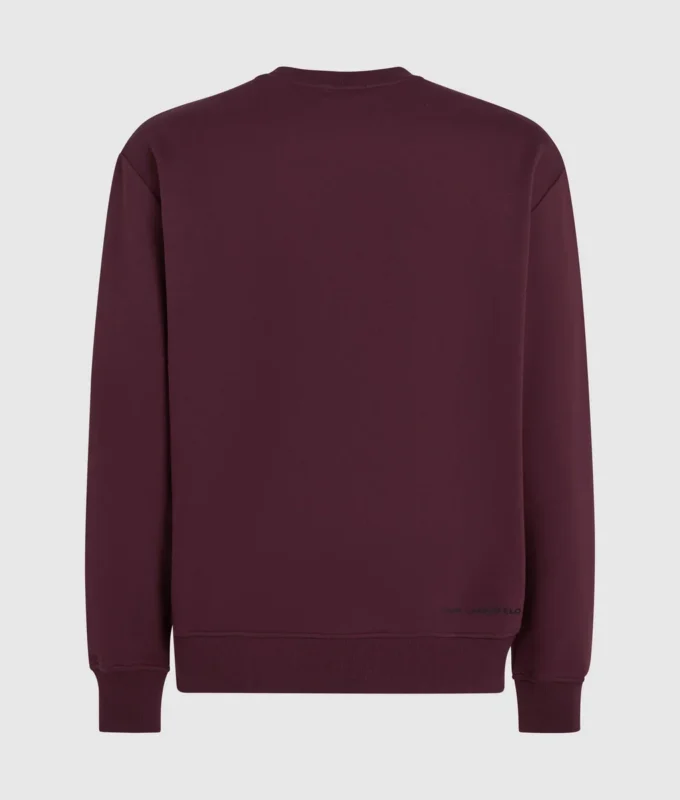 Sweatshirt met paillettenmonogram