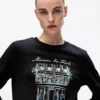 Sweatshirt met Parijs-schets