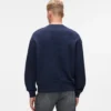 Sweatshirt met reliëfmonogram