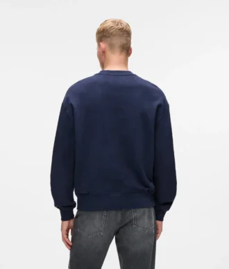 Sweatshirt met reliëfmonogram