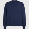 Sweatshirt met reliëfmonogram