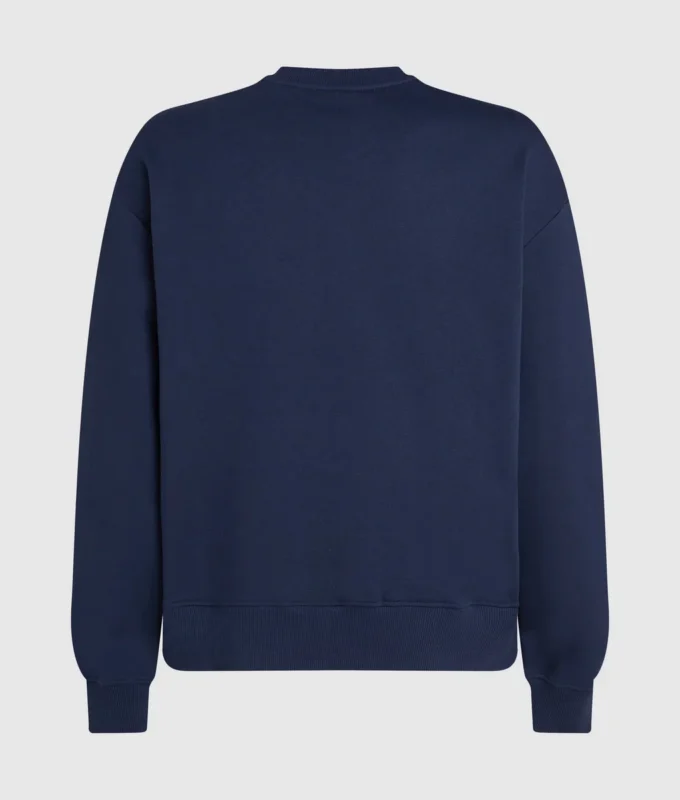 Sweatshirt met reliëfmonogram