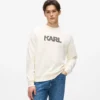 Sweatshirt met ronde hals en logo