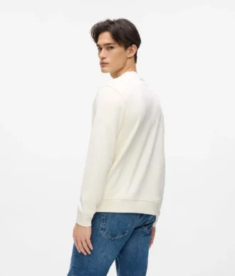 Sweatshirt met ronde hals en logo