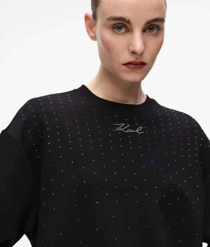 Sweatshirt met strass