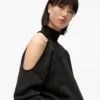 Sweatshirt met uitsnijding