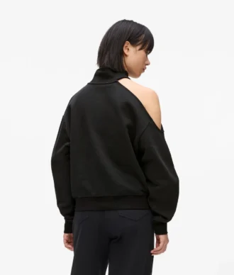 Sweatshirt met uitsnijding