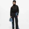 Sweatshirt met uitsnijding