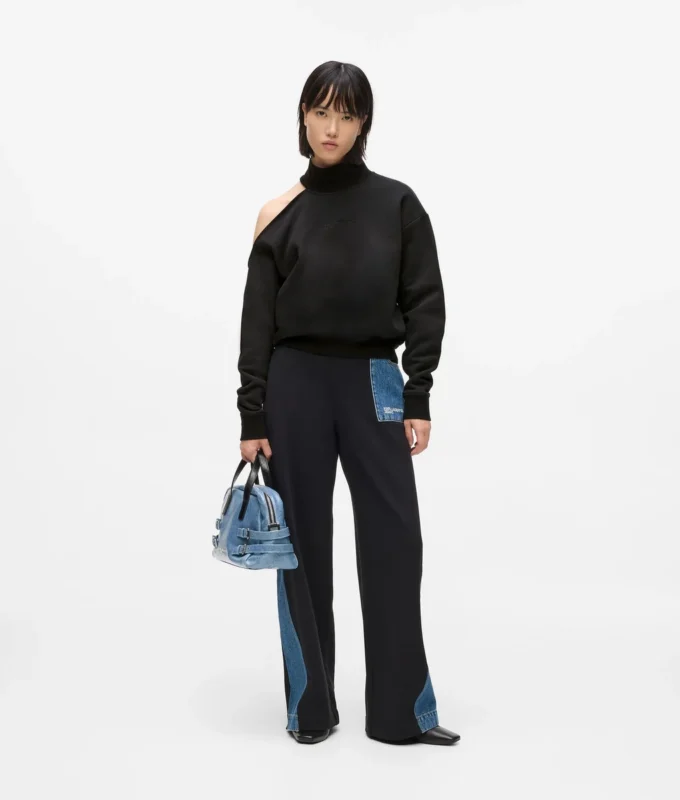 Sweatshirt met uitsnijding