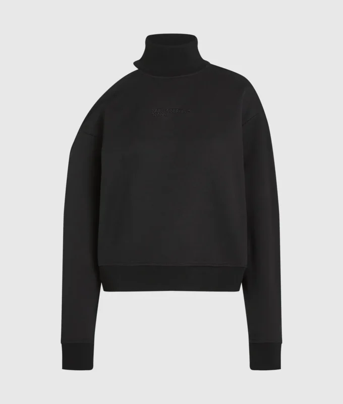 Sweatshirt met uitsnijding