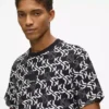 T-shirt met all-over monogram