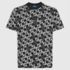 T-shirt met all-over monogram