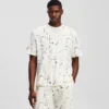 T-SHIRT MET ALL-OVER-PRINT