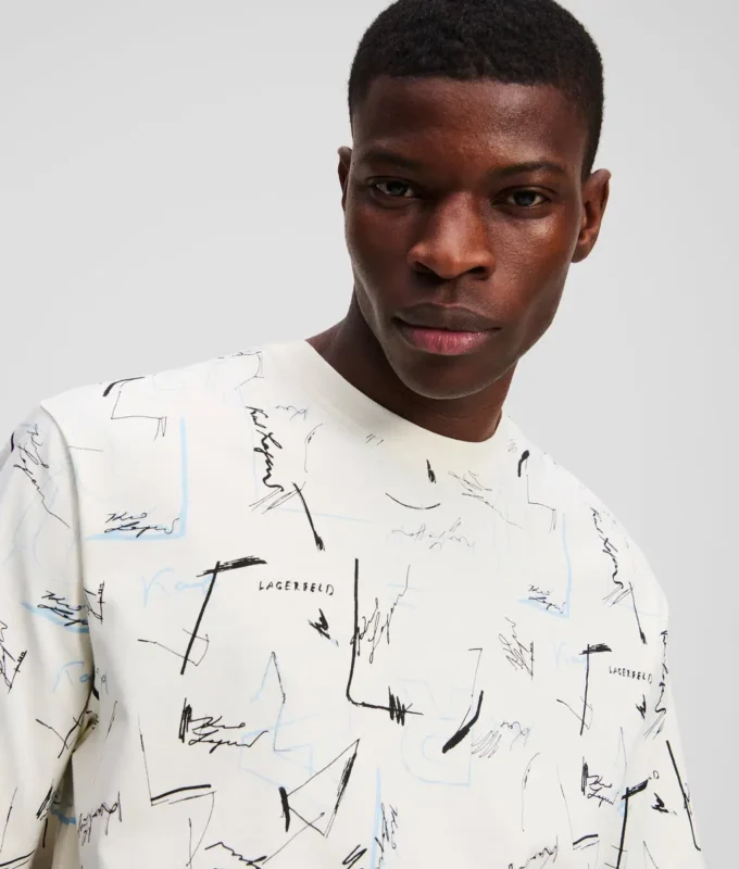 T-SHIRT MET ALL-OVER-PRINT