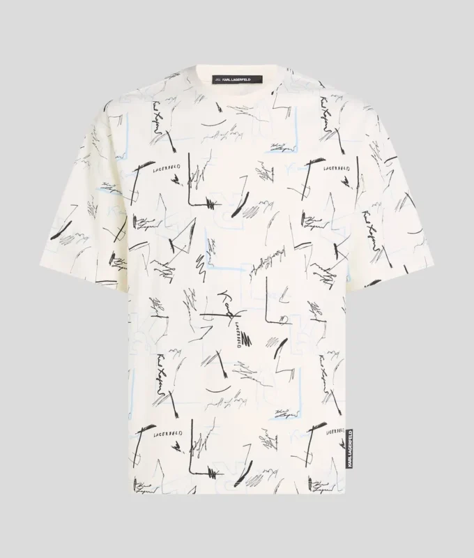 T-SHIRT MET ALL-OVER-PRINT