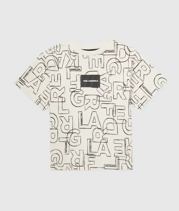 T-shirt met all-over print voor jongens