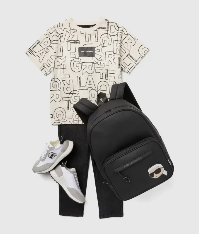 T-shirt met all-over print voor jongens