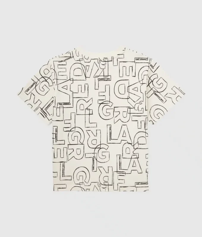 T-shirt met all-over print voor jongens