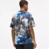 T-shirt met all-over verfeffect