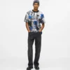 T-shirt met all-over verfeffect