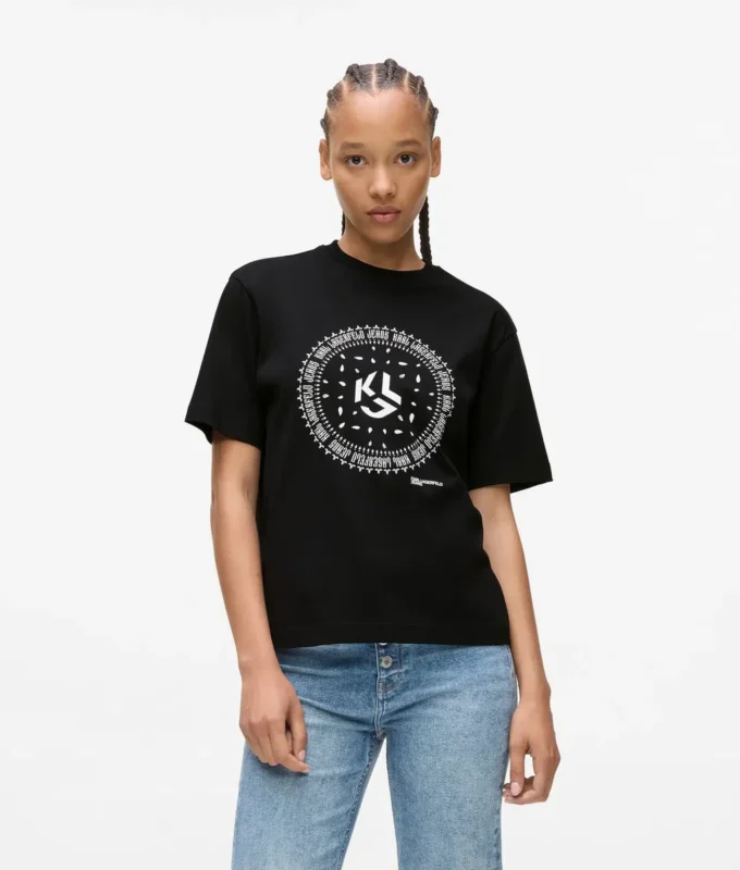 T-shirt met bandana-logo