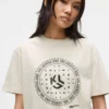 T-shirt met bandana-logo