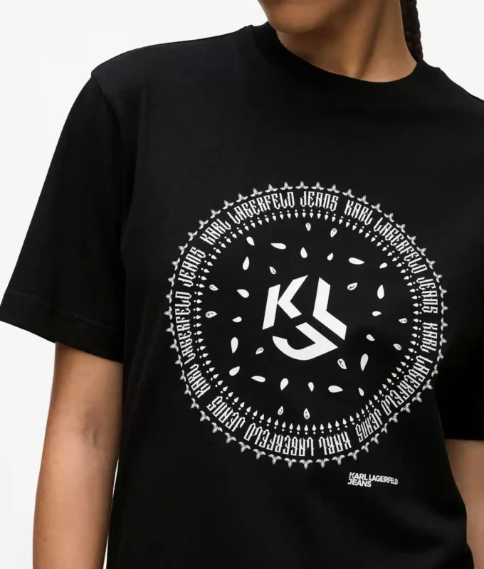 T-shirt met bandana-logo