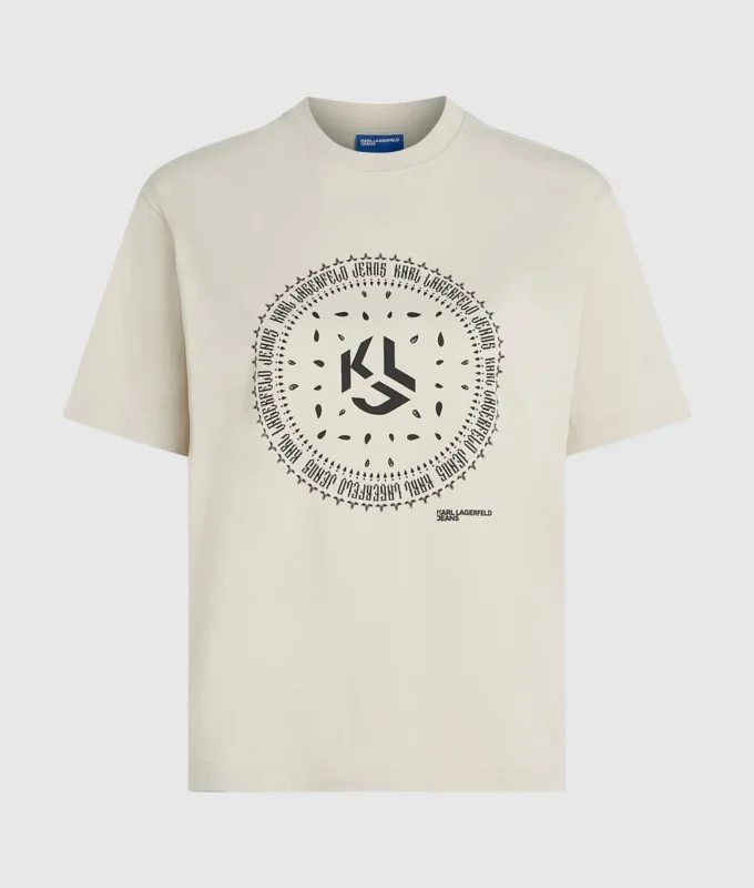 T-shirt met bandana-logo