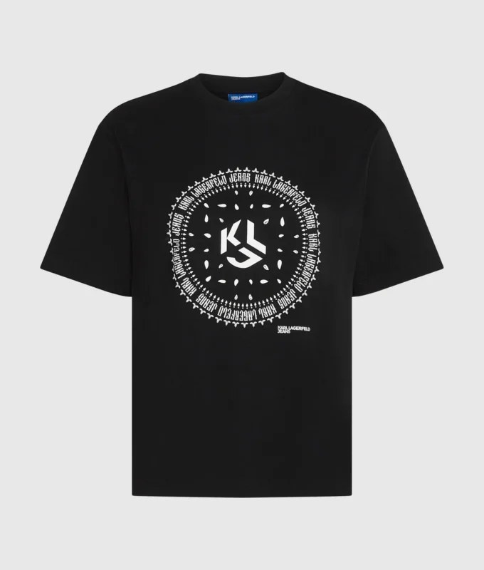 T-shirt met bandana-logo