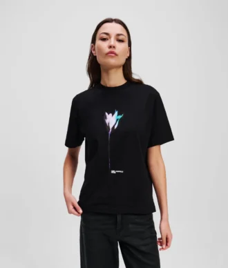 T-SHIRT MET BLOEMENPRINT