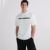 T-SHIRT MET CONTRASTSTIKKING