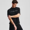 T-SHIRT MET CONTRASTSTIKKING