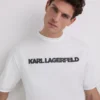 T-SHIRT MET CONTRASTSTIKKING
