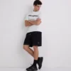 T-SHIRT MET CONTRASTSTIKKING
