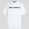 T-SHIRT MET CONTRASTSTIKKING