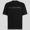 T-SHIRT MET CONTRASTSTIKKING