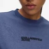 T-shirt met gewassen logo