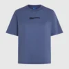 T-shirt met gewassen logo