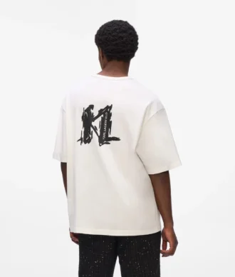 T-shirt met grafisch monogram
