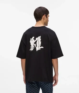 T-shirt met grafisch monogram