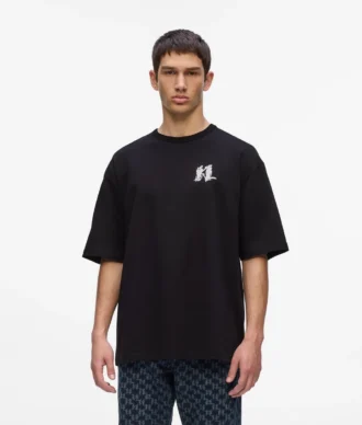 T-shirt met grafisch monogram