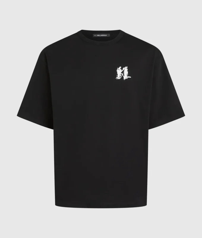 T-shirt met grafisch monogram