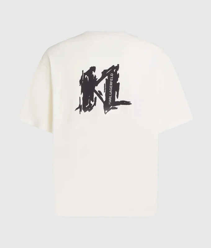 T-shirt met grafisch monogram