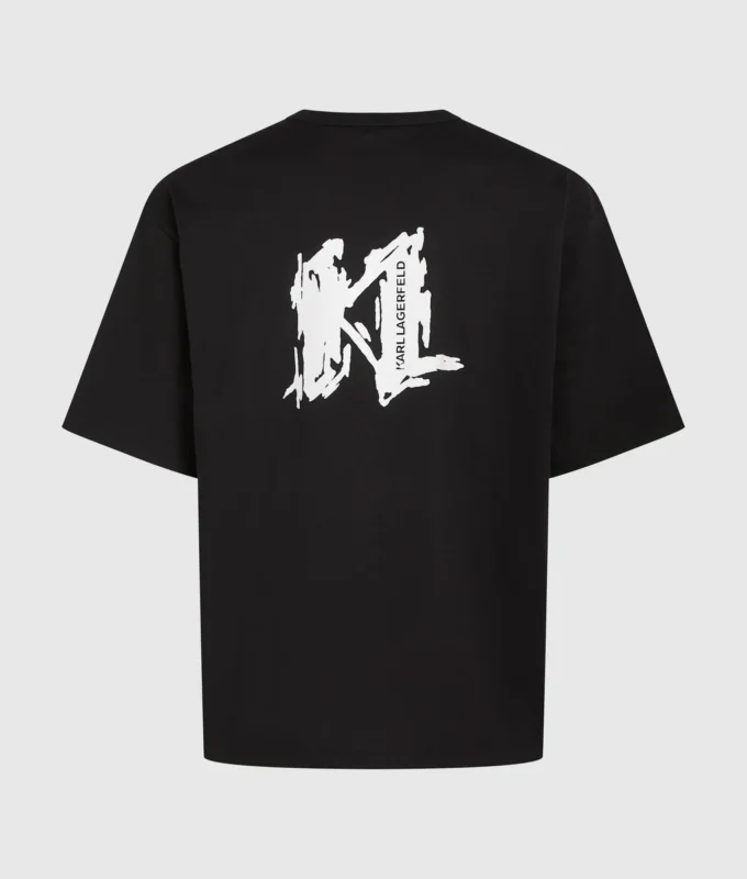 T-shirt met grafisch monogram